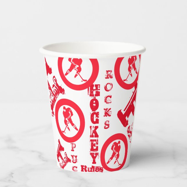 Hockey       paper cups (Front)