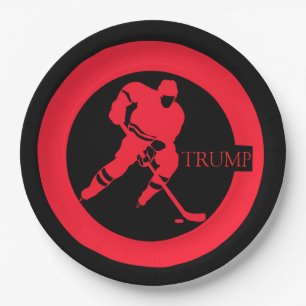 HOCKEY PAPER PLATE