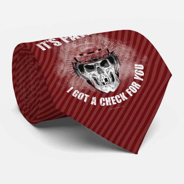 Hockey Payday Tie (Rolled)