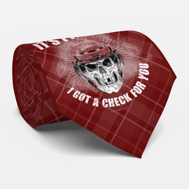 Hockey Payday Tie (Rolled)