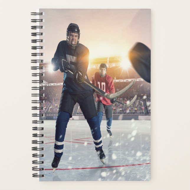 Hockey Planner Hockey Player Coach Team Sports Fan (Front)