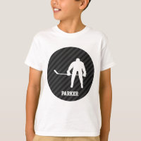 Hockey Player; Black & Dark Grey Stripes
