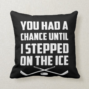 Hockey Player Chance Until Stepped On Ice Cushion