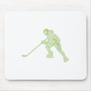 Hockey Player Fans Youth Ice Hockey Lover Women Ki Mouse Pad