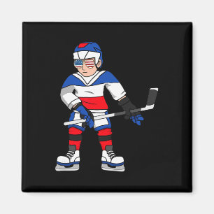Hockey Player Hockey Lovers Magnet