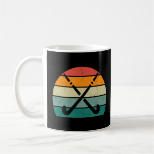 Hockey Player Hockey Puck Field Roller Stick Strik Coffee Mug