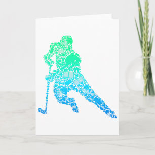 Hockey Player Ice Hockey Youth Men Kids Boys Card