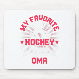 Hockey Player Ice My Favourite Hockey Player Calls Mouse Pad