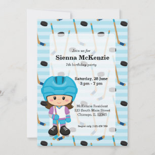 Hockey player invitation