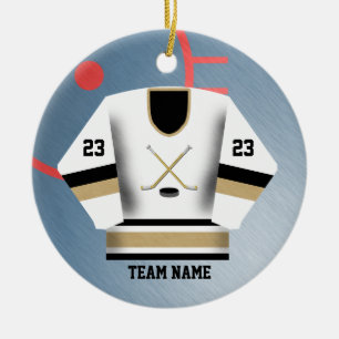 Hockey Player Jersey Ornament