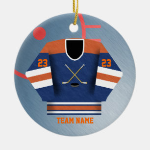 Hockey Player Jersey Ornament
