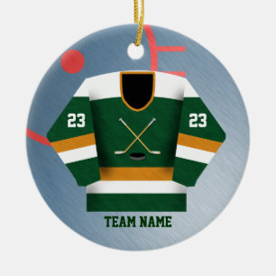 Hockey Player Jersey Ornament