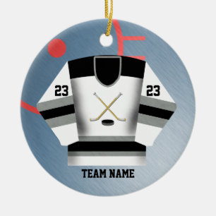 Hockey Player Jersey Ornament