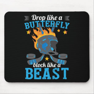 Hockey Player Mouse Pad