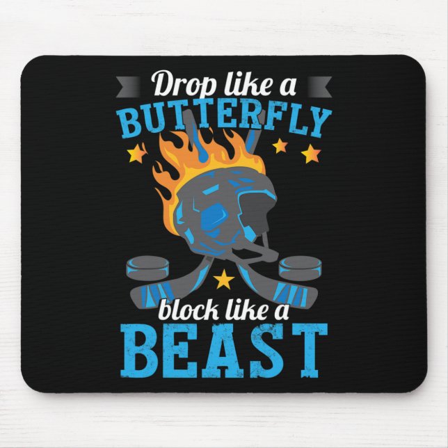 Hockey Player  Mouse Pad (Front)