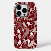 Hockey Player Pattern Case-Mate iPhone Case