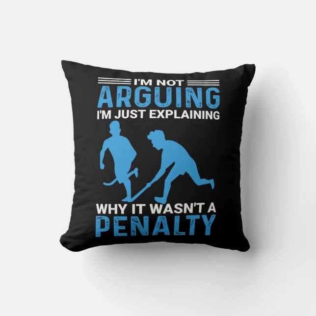 Hockey Player Penalty  Cushion (Front)