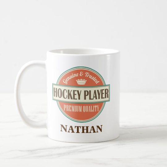 Hockey Player Personalised Office Mug Gift
