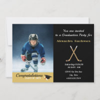 Hockey player Photo graduation class of 2022