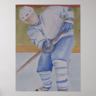 Hockey Player Poster