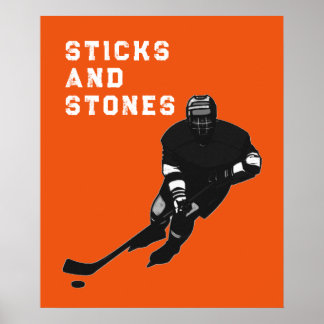 Hockey Player Poster