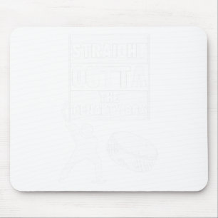 Hockey Player Straight Outta Penalty Box Funny Ice Mouse Pad