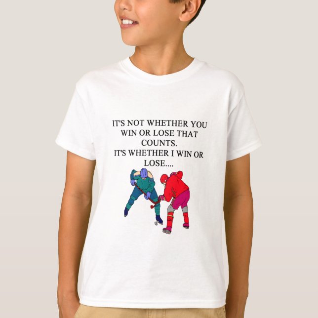 HOCKEY player T-Shirt (Front)