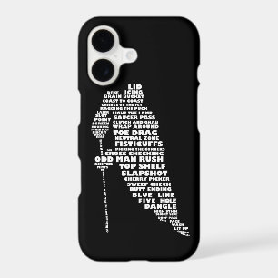 Hockey Player Typography Design iPhone 7 case