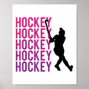 Hockey Player With Hockey Stick_3 Poster