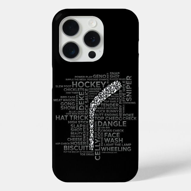 Hockey Players and Slang Case-Mate iPhone Case (Back)