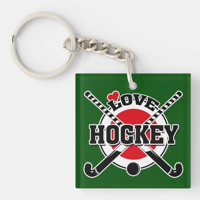 Hockey Players Key Ring (Front)