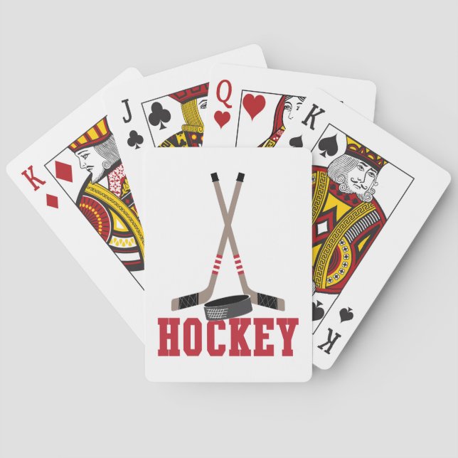 Hockey Playing Cards (Back)