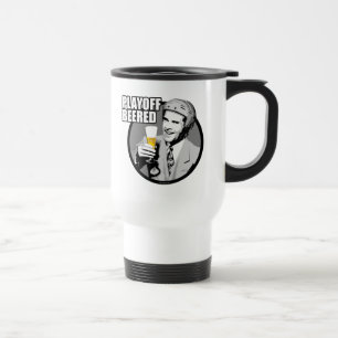 Hockey Playoff Beered Travel Mug