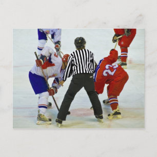 hockey postcard