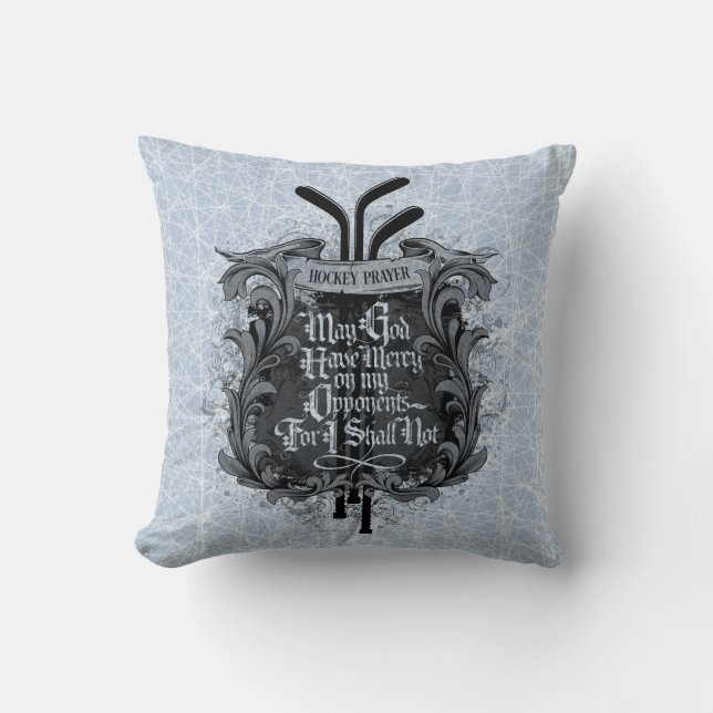 Hockey Prayer Cushion (Front)