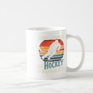 Hockey Priority Over School Funny Coffee Mug
