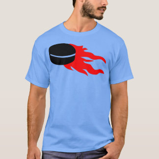 Hockey puck fire T-Shirt