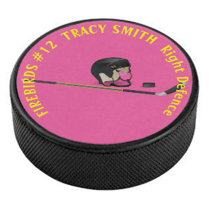 Hockey puck with YOUR NAME