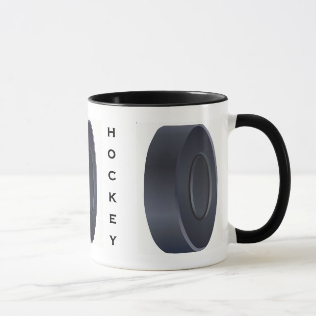 Hockey Pucks Mug (Right)