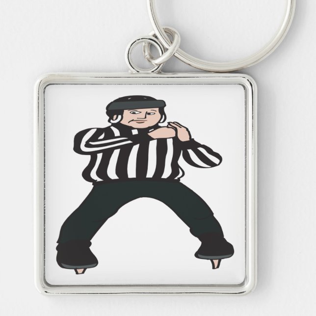 Hockey Referee Key Ring (Front)