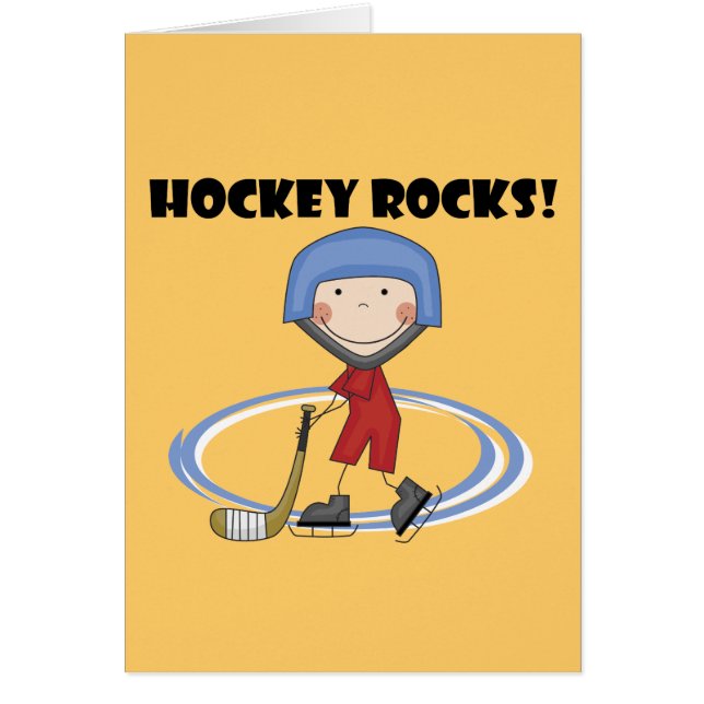 Hockey Rocks T-shirts and Gifts (Front)