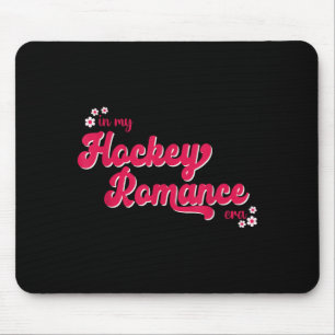Hockey Romance Vibes Flying Bisonrel Mouse Pad