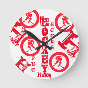 Hockey    round clock