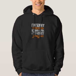 Hockey Season Ice Hockey Player Goalie Goalkeeper Hoodie