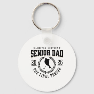Hockey Senior Dad The Final Period 2026  Key Ring