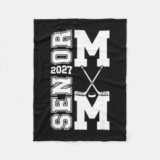 Hockey senior mum 2027 ice hockey player senior fleece blanket