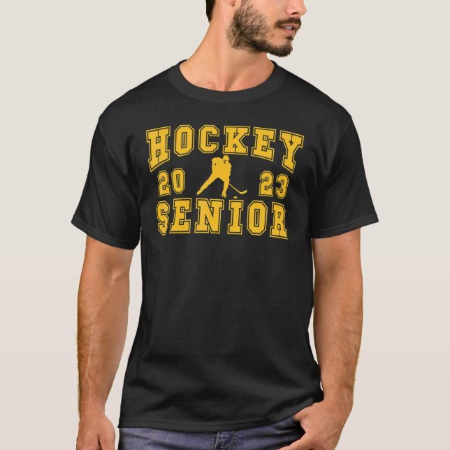 Hockey Senior Night Hockey Senior 2023 Graduation  T-Shirt (Front)