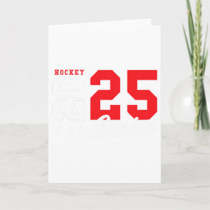 Hockey Senior Night Hockey Senior 2025 Graduation Card