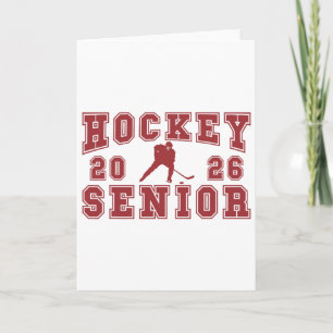 Hockey Senior Night Hockey Senior 2026 Graduation Card