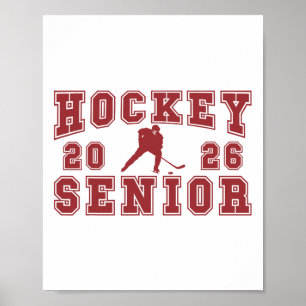 Hockey Senior Night Hockey Senior 2026 Graduation Poster